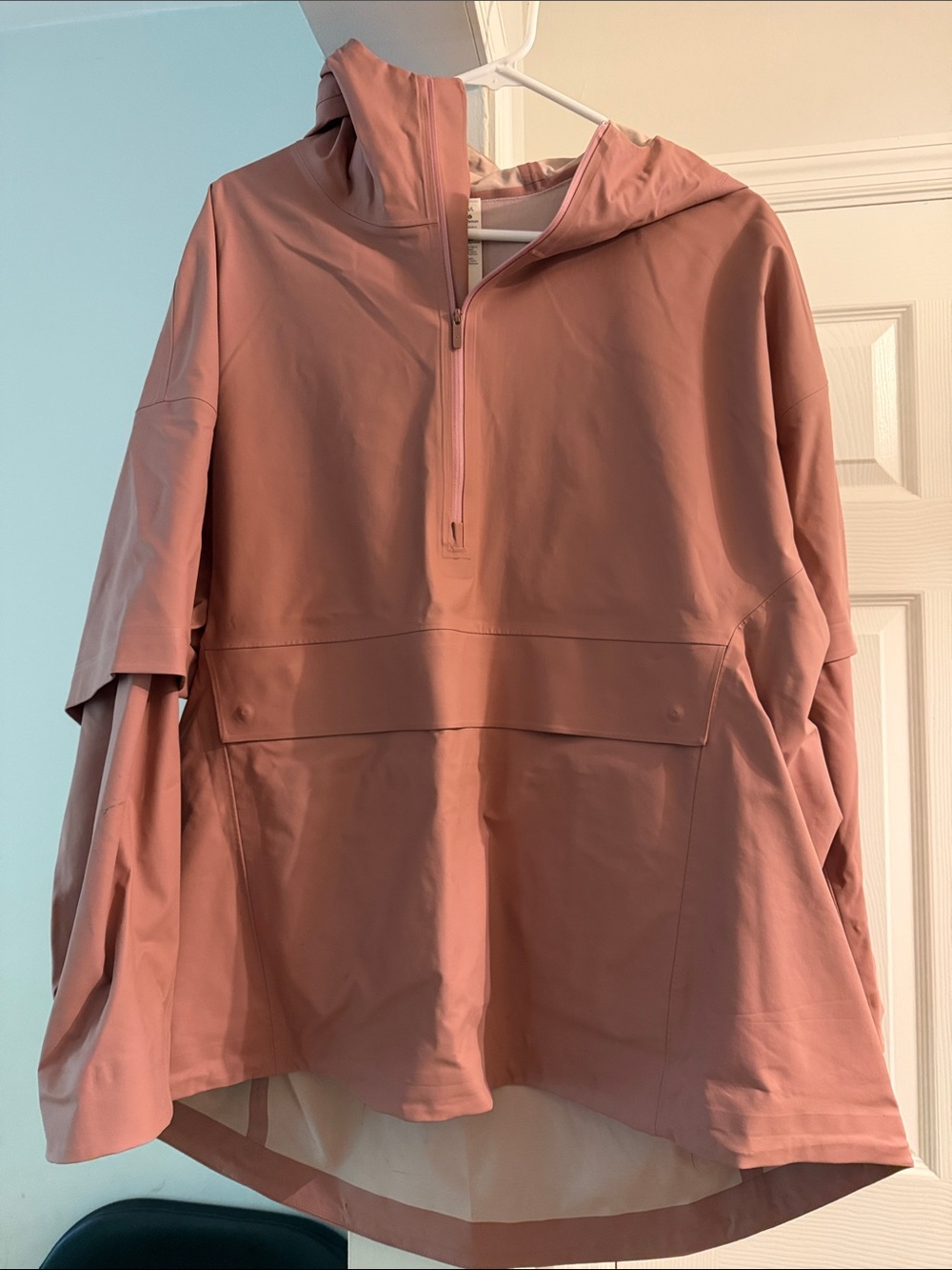 lululemon athletica Rose-Pink Hooded Half-Zip Utility Jacket
